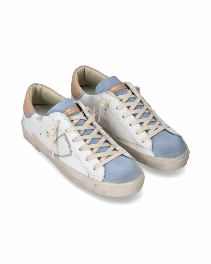 Women Prsx WhiteBlue Sneakers Paris Philippe Model Paris Casual