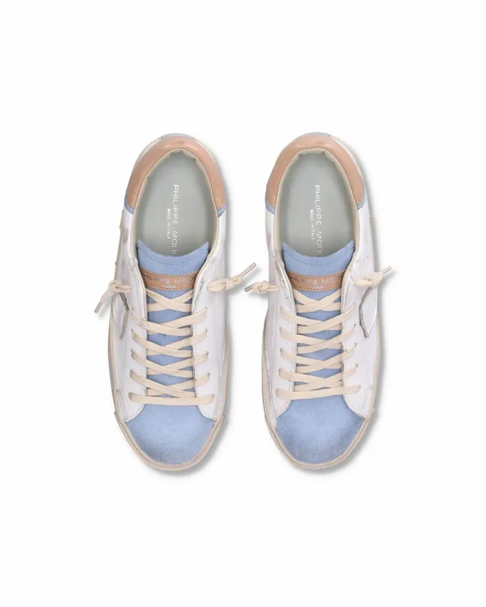 Women Prsx WhiteBlue Sneakers Paris Philippe Model Paris Casual