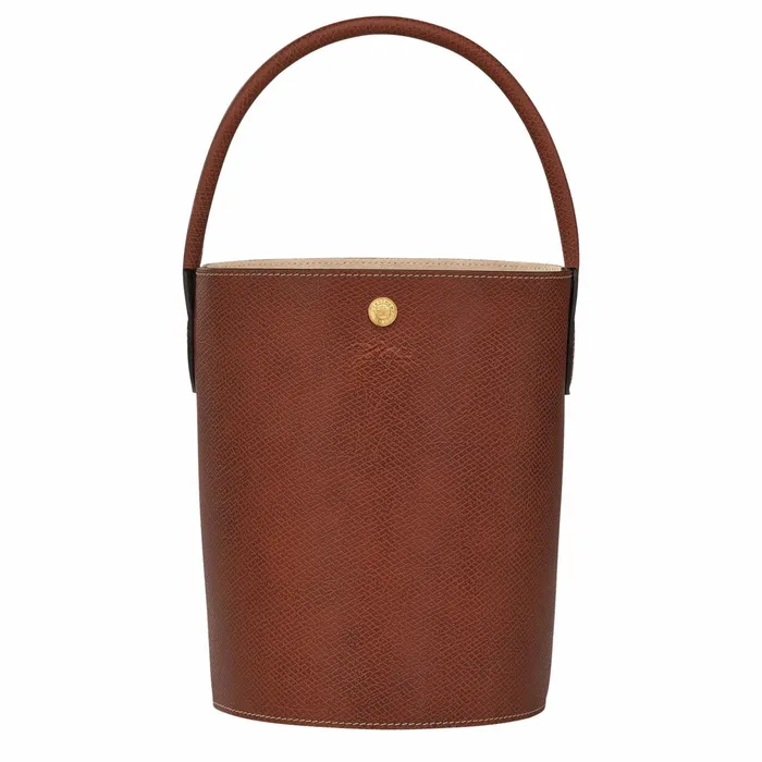 Women pure S Bucket Bag Brown Longchamp Handbags