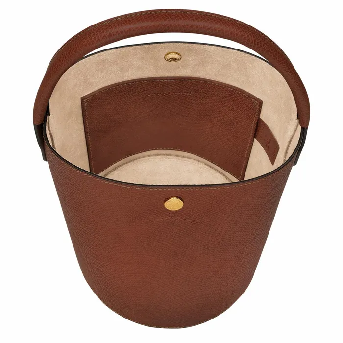 Women pure S Bucket Bag Brown Longchamp Handbags