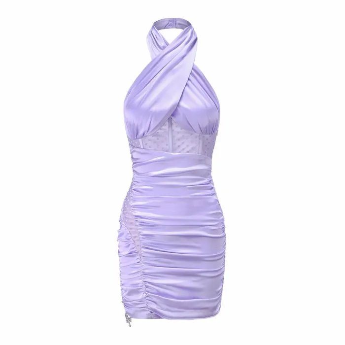 Women Purple Dress Nana Jacqueline Lace