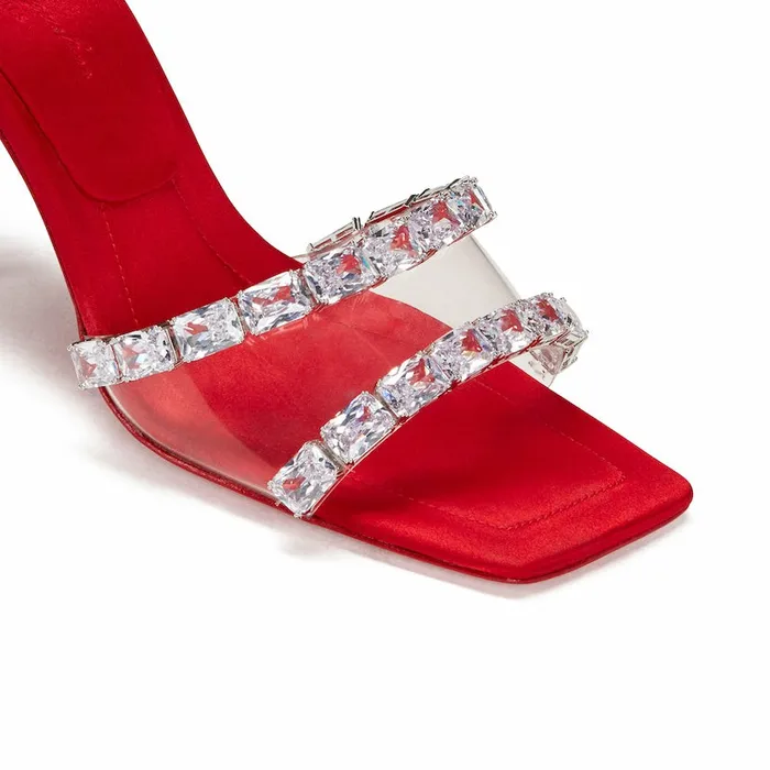 Women Red Sandals Nana Jacqueline Shoes