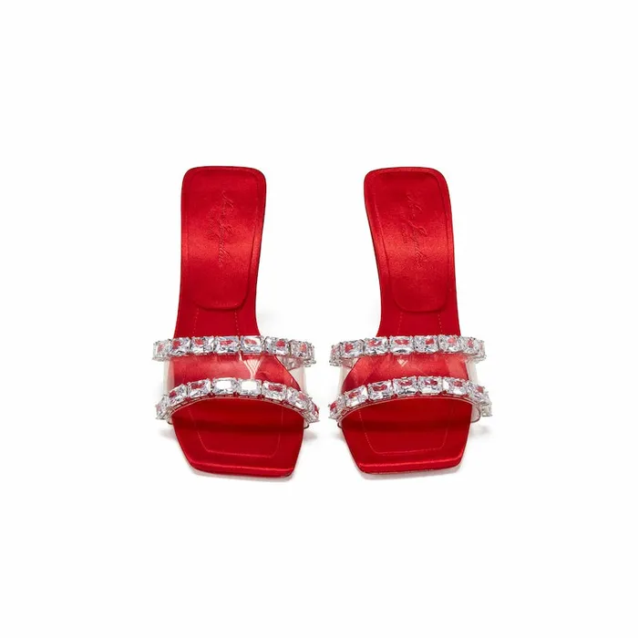 Women Red Sandals Nana Jacqueline Shoes