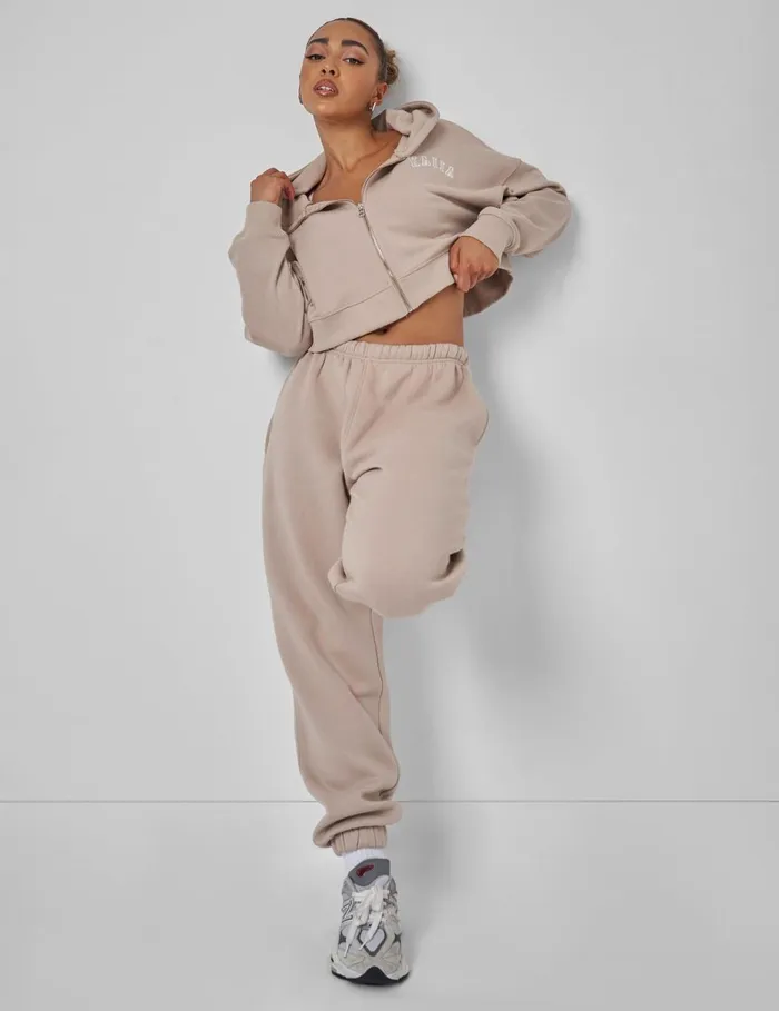 Women Relaxed Fit Cuffed Jogger Stone Neutral Public Desire Jogger and Leggings Women Relaxed Fit Cuffed Jogger Stone Neutral Public Desire Jogger and Leggings