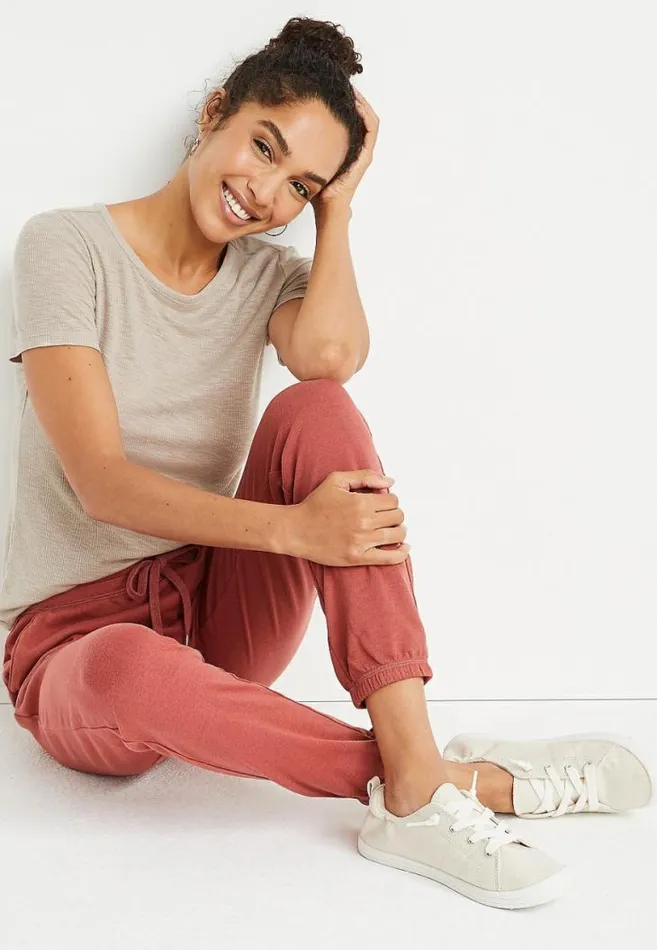 Women Rust Jogger Pant Maurices Bottoms