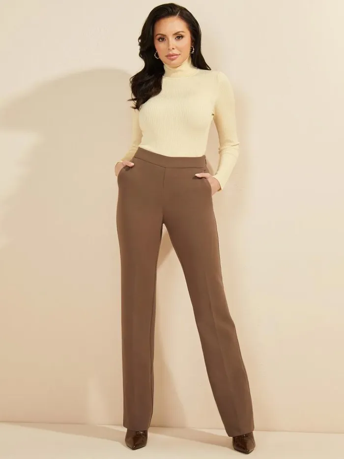 Women Sally HighRise Pant Cocopop Marciano Bottoms Women Sally HighRise Pant Cocopop Marciano Bottoms