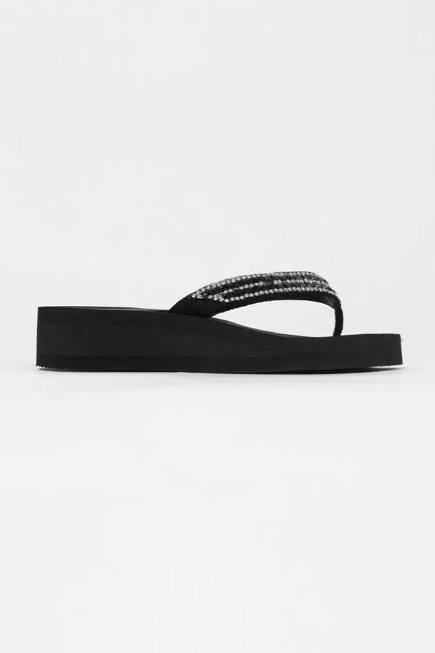 Women Sandals Cupshe Amaretto Black Open Toe Flat Sandals Black