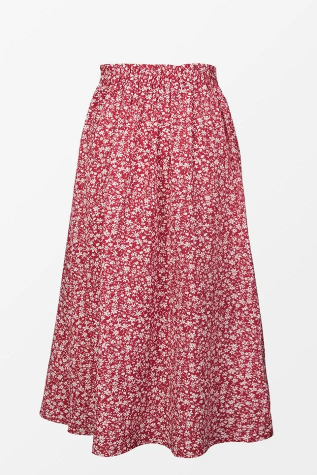 Women Sarong and Skirts Cupshe Honopu Red Ruffle Skirt Red