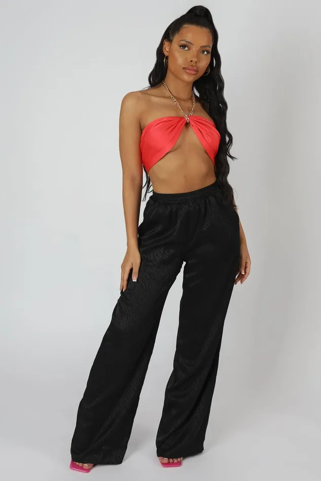 Women Satin Zebra Print Wide Leg Trousers Black Kaiia Black Public Desire Trousers Women Satin Zebra Print Wide Leg Trousers Black Kaiia Black Public Desire Trousers