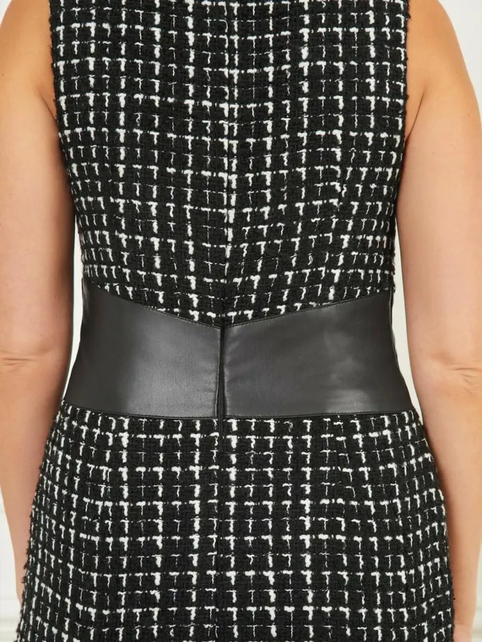 Women Secret Tweed Pencil Dress Black And White Combo Marciano Dresses Women Secret Tweed Pencil Dress Black And White Combo Marciano Dresses