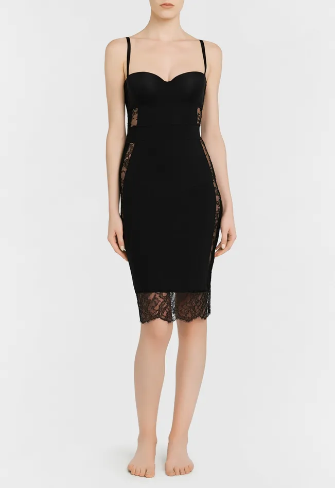 Women Shapewear La Perla Black Padded Underwired Dress