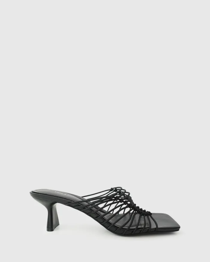 Women Shoes Belle and Bloom About Last Night Strappy Heel 8211 Black