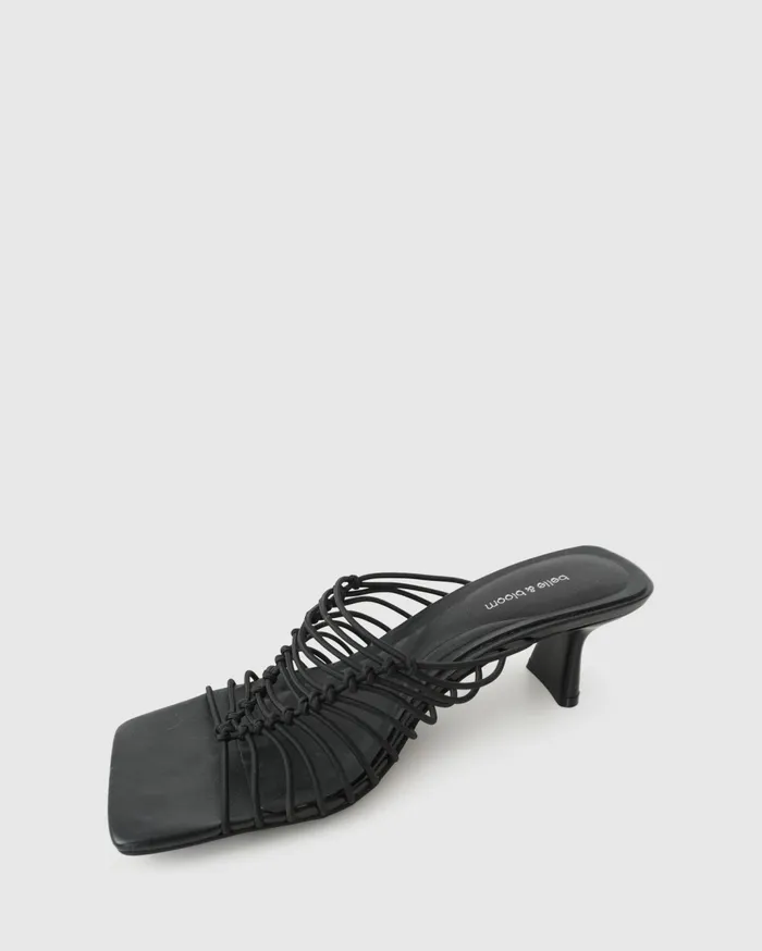 Women Shoes Belle and Bloom About Last Night Strappy Heel 8211 Black
