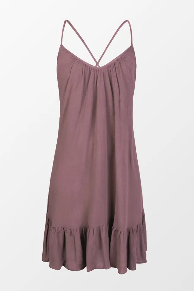Women Short Dresses Cupshe Arlene Vneck Tie Dress Brown