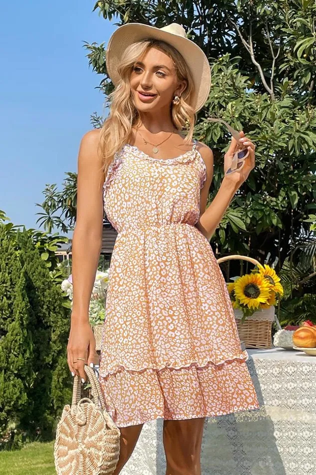 Women Short Dresses Cupshe Emily Vneck Thin Straps Frill Slip Dress Multicolor Women Short Dresses Cupshe Emily Vneck Thin Straps Frill Slip Dress Multicolor
