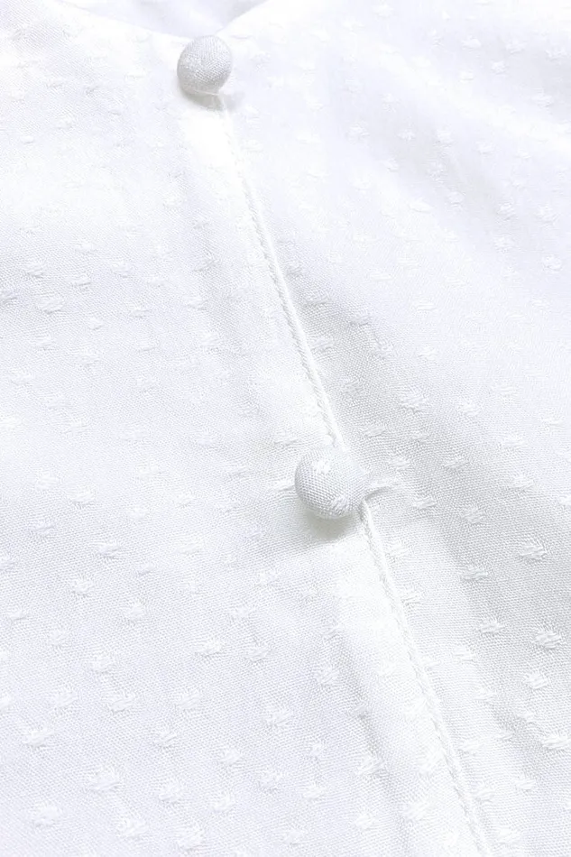Women Short Dresses Cupshe Kinslee White Loose Waisted Ruffle Slip Dress White