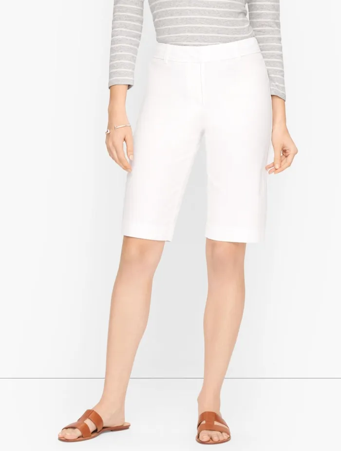 Women Shorts Talbots Perfect Bermuda Shorts Black