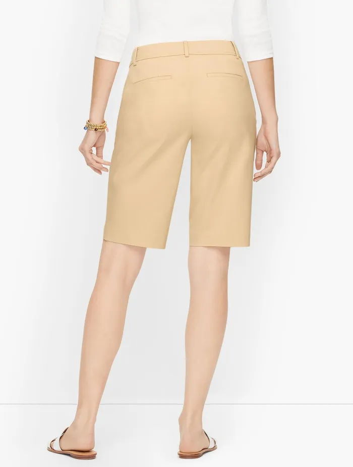 Women Shorts Talbots Perfect Bermuda Shorts Black