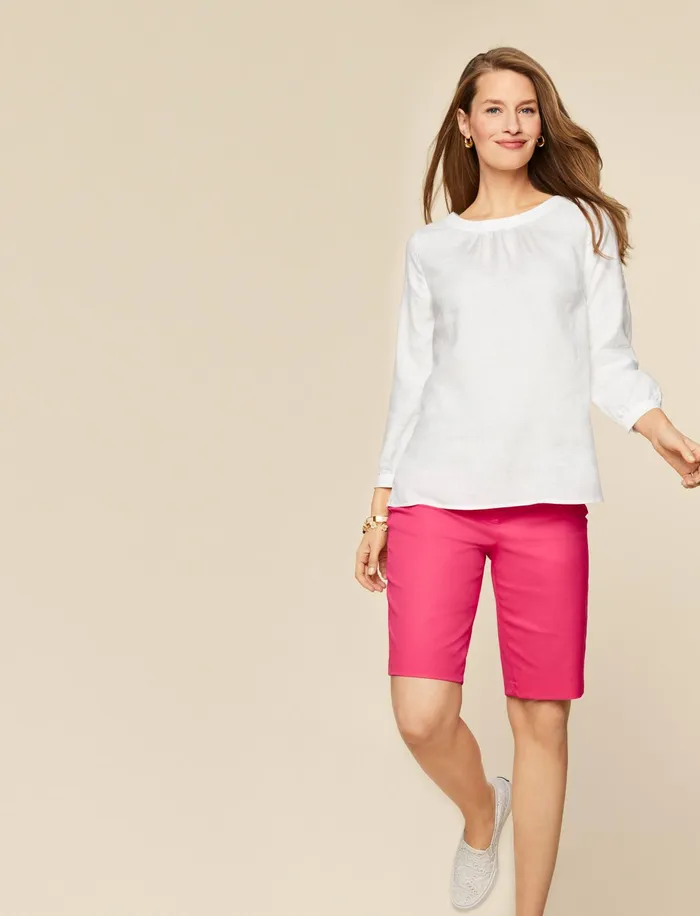 Women Shorts Talbots Perfect Bermuda Shorts Black
