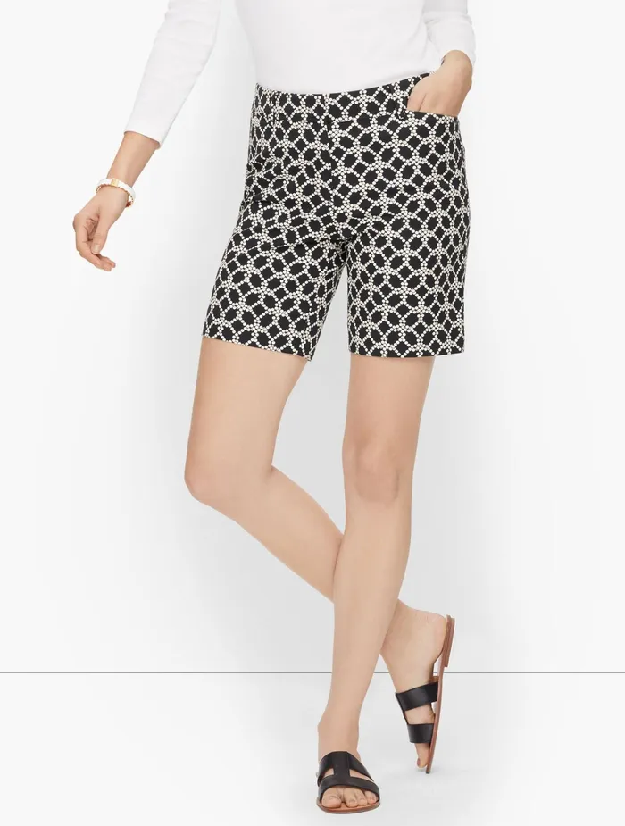 Women Shorts Talbots Perfect Shorts Black Ivory
