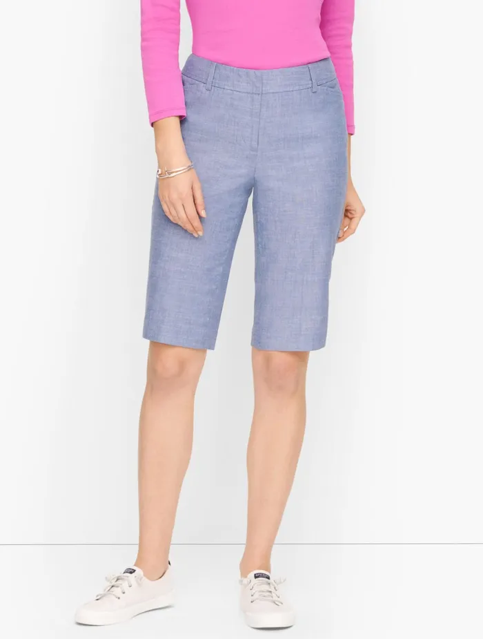 Women Shorts Talbots Perfect Shorts Light Blue