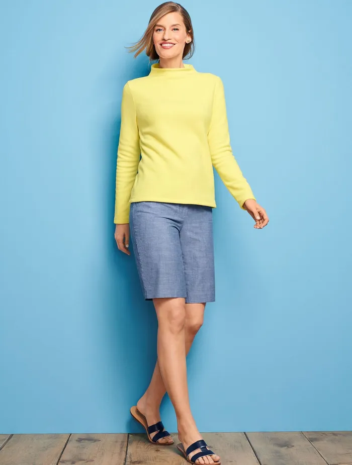 Women Shorts Talbots Perfect Shorts Light Blue