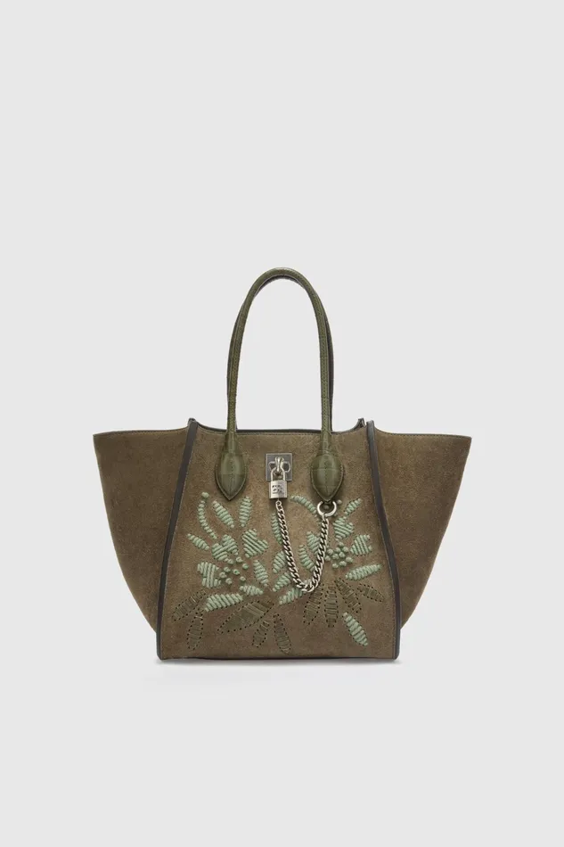 Women Shoulder Bags Ermanno Scervino Handcrafted Green Leather Maggie Bag 8211 Ermanno Scervino Green Women Shoulder Bags Ermanno Scervino Handcrafted Green Leather Maggie Bag 8211 Ermanno Scervino Green