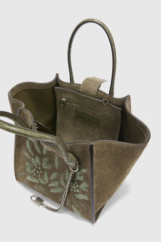 Women Shoulder Bags Ermanno Scervino Handcrafted Green Leather Maggie Bag 8211 Ermanno Scervino Green