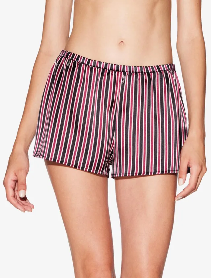 Women Silk Sleepwear La Perla Silk Striped Sleep Shorts