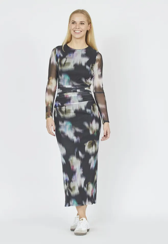 Women Sisters Point Dresses ESMEDRLS Digital Print