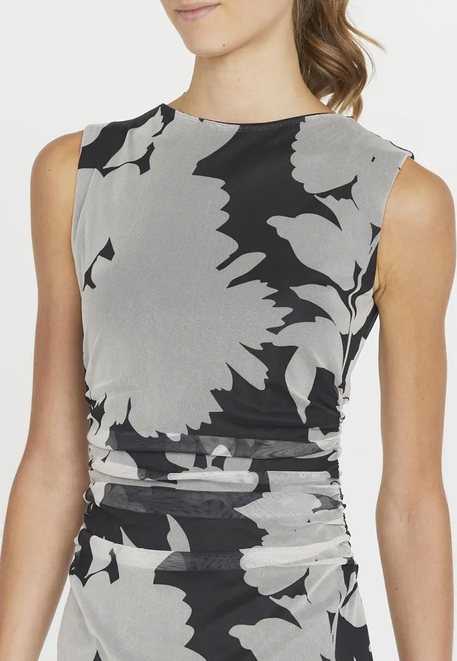Women Sisters Point Dresses ESMEDR4 Black Flower