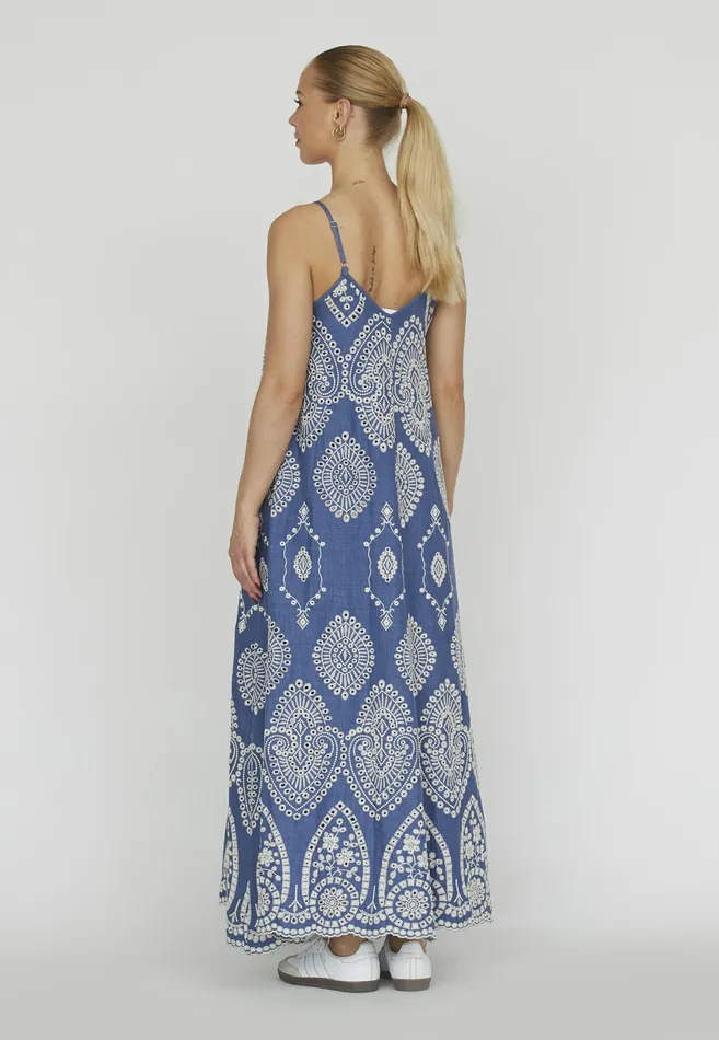 Women Sisters Point Dresses GILMASTDR Denim Bluecream