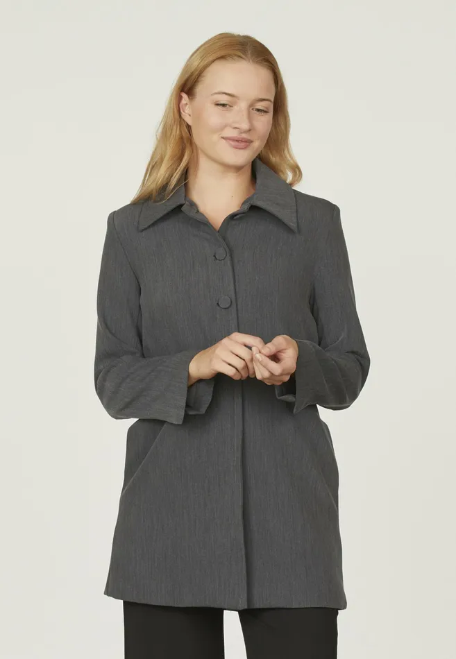 Women Sisters Point Jackets and Waistcoats GITAJA1 Dgrey Mel
