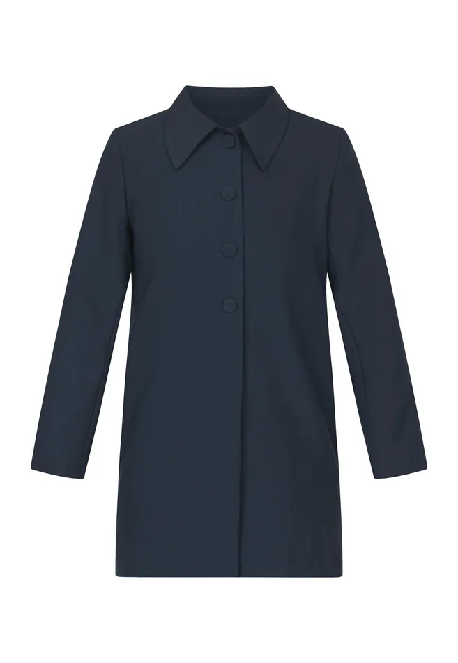 Women Sisters Point Jackets and Waistcoats GITAJA1 Navy