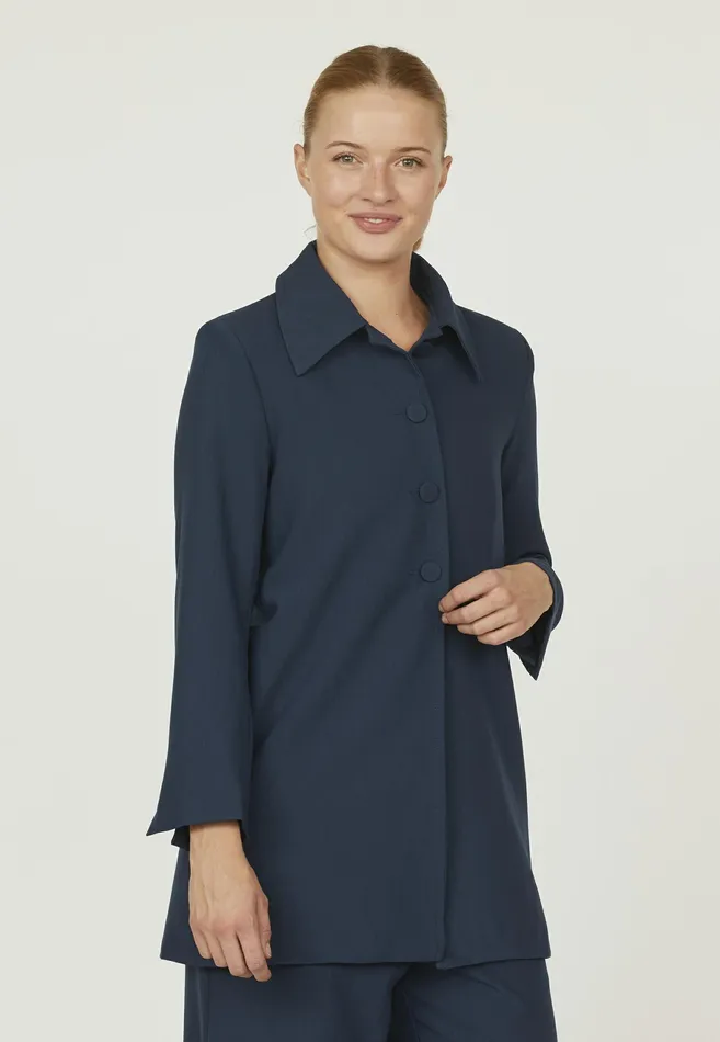 Women Sisters Point Jackets and Waistcoats GITAJA1 Navy