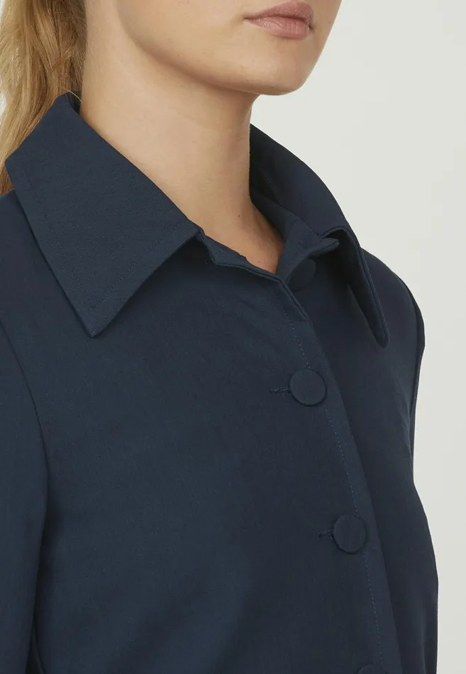 Women Sisters Point Jackets and Waistcoats GITAJA1 Navy