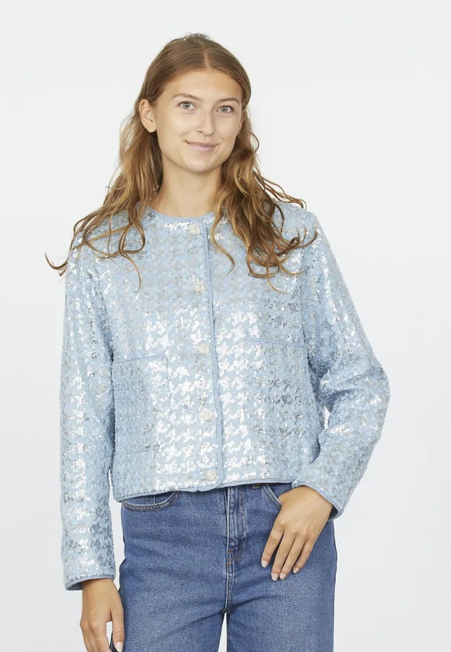 Women Sisters Point Jackets and Waistcoats GUIJA Dark Bluesequins