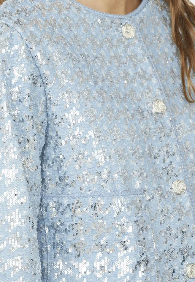 Women Sisters Point Jackets and Waistcoats GUIJA Dark Bluesequins