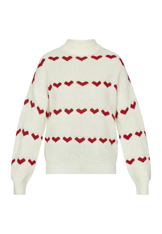 Women Sisters Point Knitwear HILSAPU Creamruby