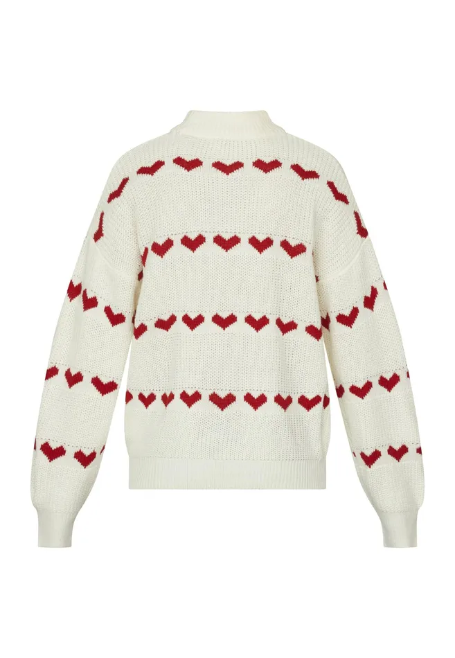 Women Sisters Point Knitwear HILSAPU Creamruby