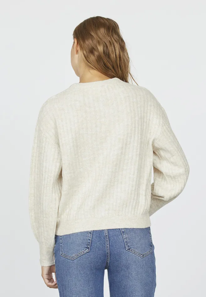 Women Sisters Point Knitwear HOLEAPU Beige Mel