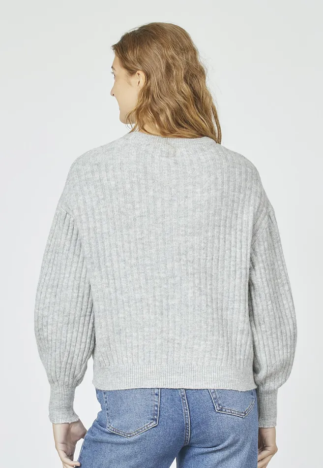 Women Sisters Point Knitwear HOLEAPU Lgrey Mel