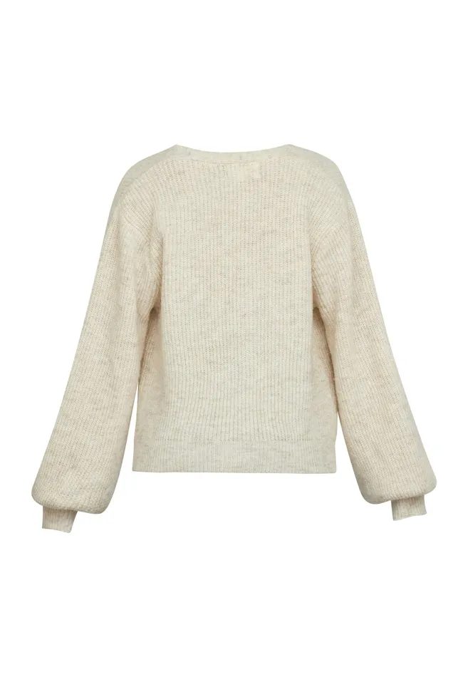 Women Sisters Point Knitwear LUIVCA L Sand Mel