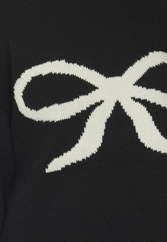 Women Sisters Point Knitwear MIBABOW Blackcream