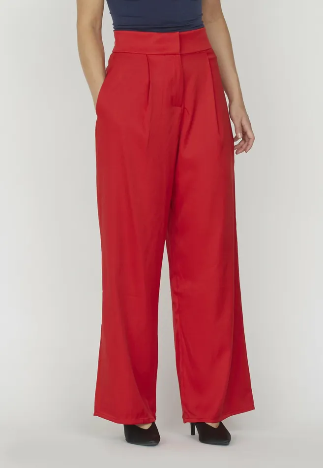 Women Sisters Point Pants and Jeans GALYAPPA Red