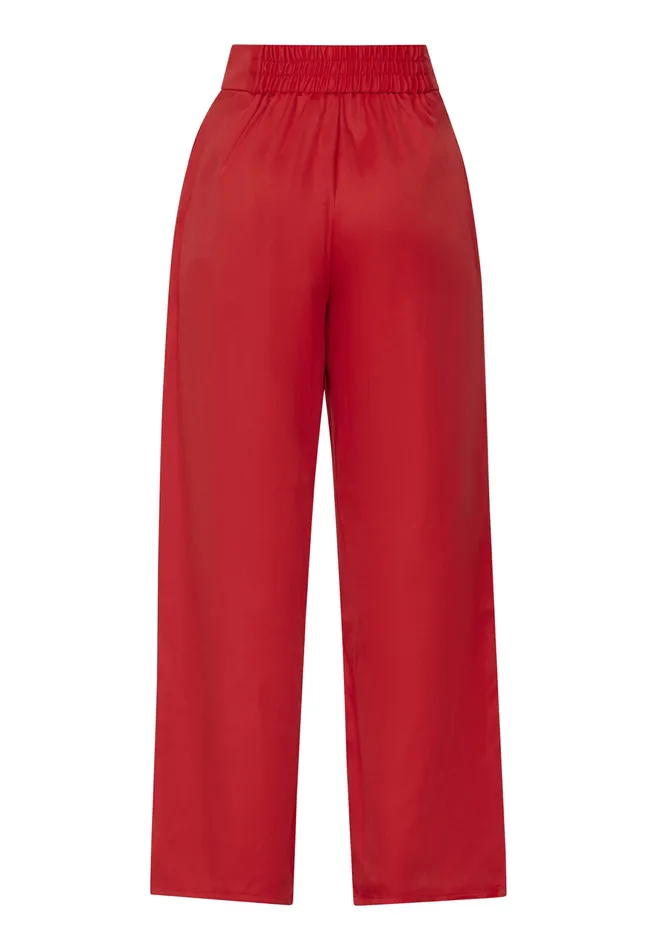 Women Sisters Point Pants and Jeans GALYAPPA Red