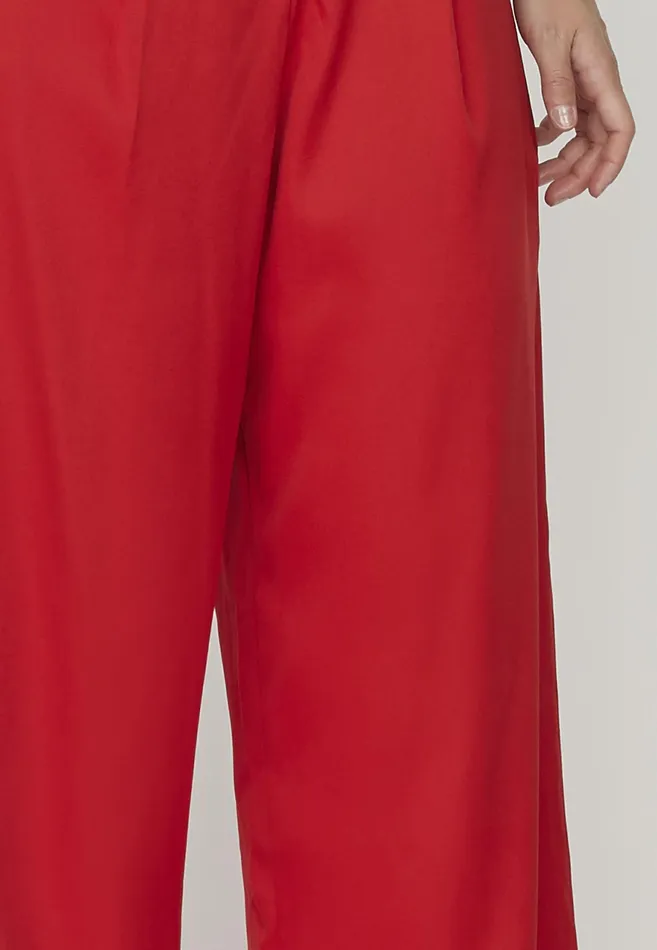 Women Sisters Point Pants and Jeans GALYAPPA Red