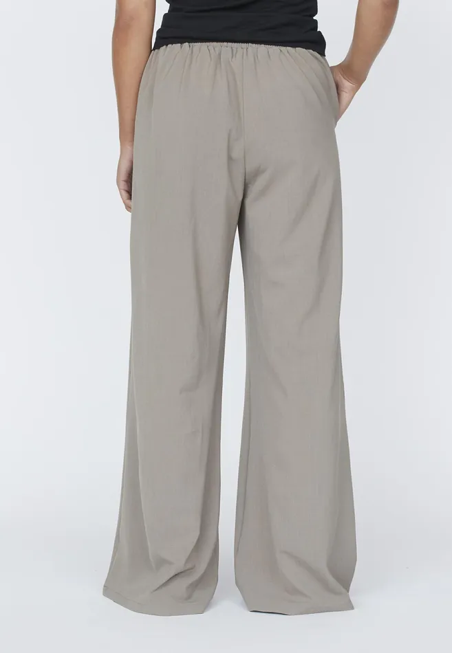 Women Sisters Point Pants and Jeans NYLAPA Dark Beige