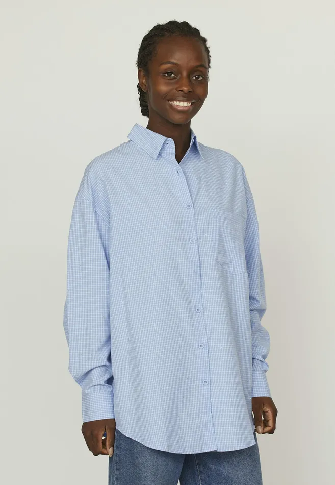 Women Sisters Point Shirts and Blouses GILMASH2 Light Blue Check