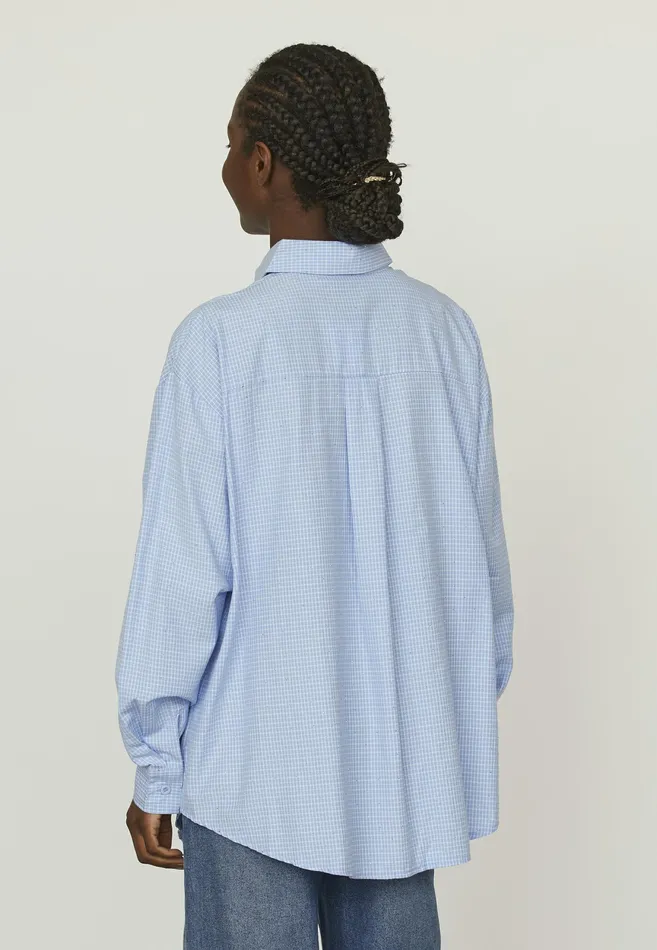 Women Sisters Point Shirts and Blouses GILMASH2 Light Blue Check